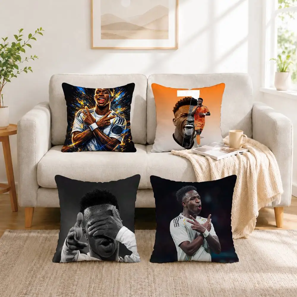 B-Basketball star Vinicius Junior Square Double-Sided printed Pillow Case Bedroom Bedside Pillow Sofa Cushion Cover Gift
B-Basketball star Vinicius Junior Square Double-Sided printed Pillow Case Bedroom Bedside Pillow Sofa Cushion Cover Gift