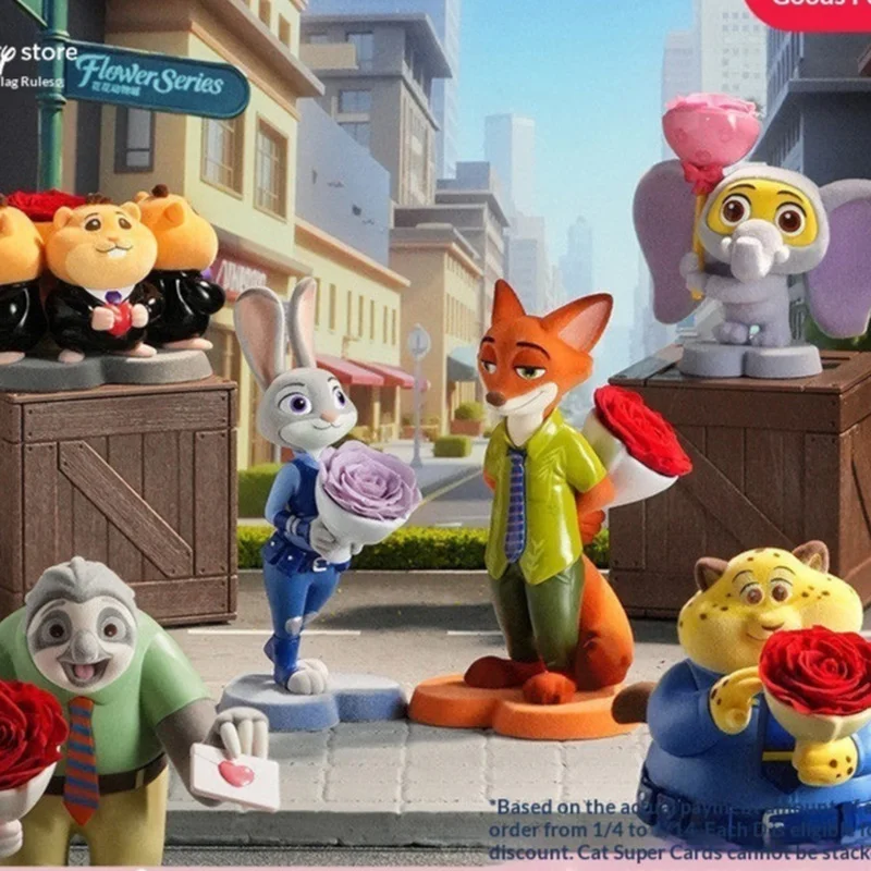 Официальная коллекционная фигурка Disney из серии «Зоотопия: Цветочный город», слепая коробка, Джуди и Ник, вечные цветы, подарок для девочек на Танабата, велюровая игрушка
Официальная коллекционная фигурка Disney из серии «Зоотопия: Цветочный город», слепая коробка, Джуди и Ник, вечные цветы, подарок для девочек на Танабата, велюровая игрушка