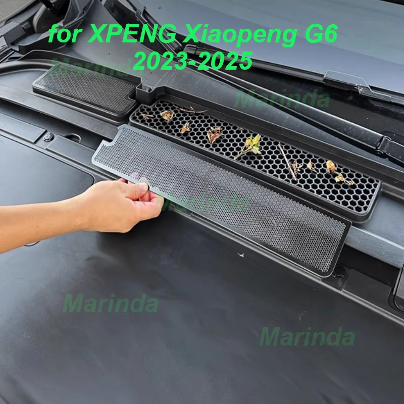 Car Drainage Trough Cover for XPENG Xiaopeng G6 2023-2025 Hood Air Outlet Insect-proof Anti-block Net Interior Accessories
Car Drainage Trough Cover for XPENG Xiaopeng G6 2023-2025 Hood Air Outlet Insect-proof Anti-block Net Interior Accessories