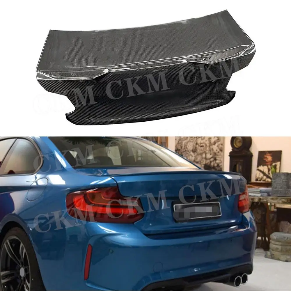 CKMUUER Carbon Fiber For BMW F22 F87 M2 M2C Coupe 2015-2019 Rear Bumper Trunk Lid Tail Spoiler Gate Cover Trim Car Bodykits
CKMUUER Carbon Fiber For BMW F22 F87 M2 M2C Coupe 2015-2019 Rear Bumper Trunk Lid Tail Spoiler Gate Cover Trim Car Bodykits