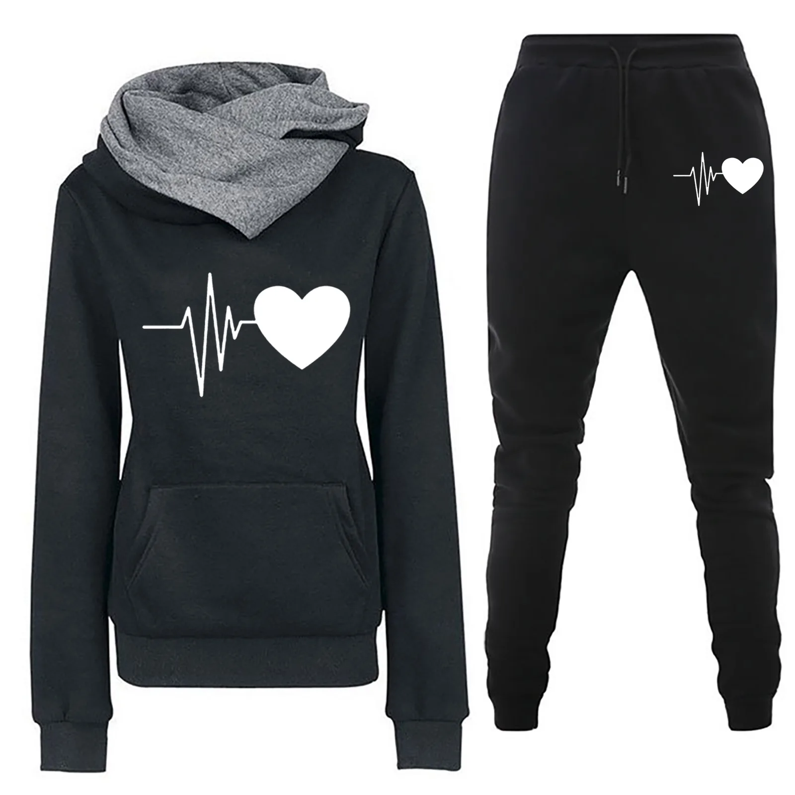 Women's hoodie set cross-border hoodie new casual print trend outdoor sports leisure electrocardiogram hot selling item
Women's hoodie set cross-border hoodie new casual print trend outdoor sports leisure electrocardiogram hot selling item