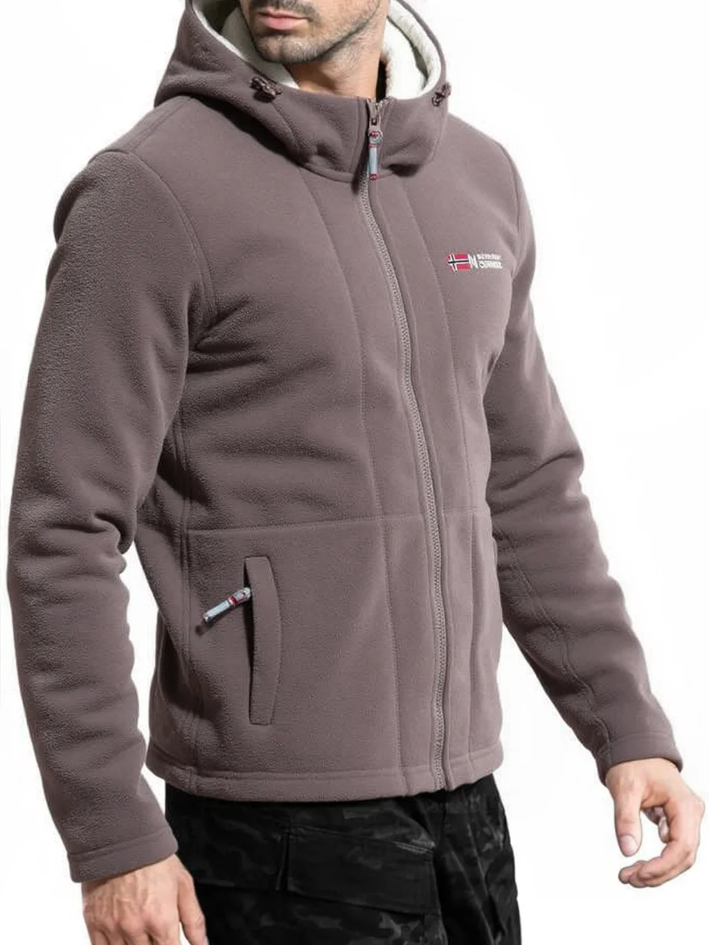 COMXZ Hot Sale Men's Fleece Jacket with Hood Outdoor Sports Windproof Warm Zip Pocket Coat Winter Autumn Casual Windbreaker
COMXZ Hot Sale Men's Fleece Jacket with Hood Outdoor Sports Windproof Warm Zip Pocket Coat Winter Autumn Casual Windbreaker