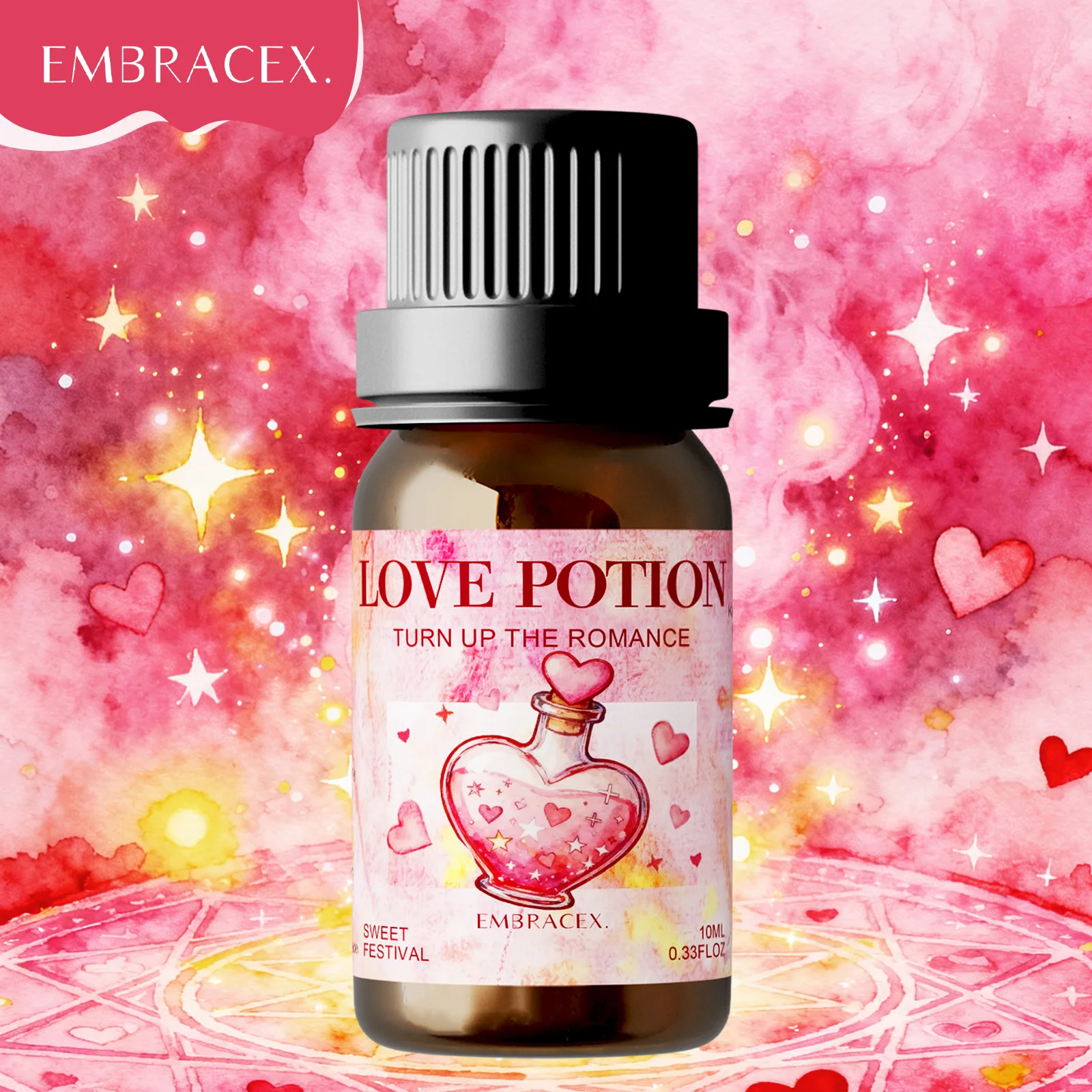 10ml Love Potion Essential oil Valentine’s Day Essential Oil Eternal Embrace Romantic Aroma for Couples Lover/Romantic Gift
10ml Love Potion Essential oil Valentine’s Day Essential Oil Eternal Embrace Romantic Aroma for Couples Lover/Romantic Gift