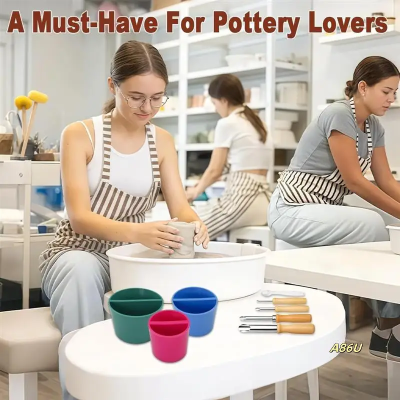 3 шт., конусные гончарные инструменты и 4 фрезы для отверстий из нержавеющей стали с набором чистящих щеток для креативных гончар
3 шт., конусные гончарные инструменты и 4 фрезы для отверстий из нержавеющей стали с набором чистящих щеток для креативных гончар