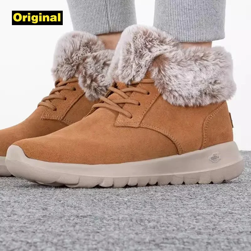 Skechers women's shoes winter velvet warm sports shoes wear-resistant cushioning snow boots high-top casual shoes short boots 
Skechers women's shoes winter velvet warm sports shoes wear-resistant cushioning snow boots high-top casual shoes short boots