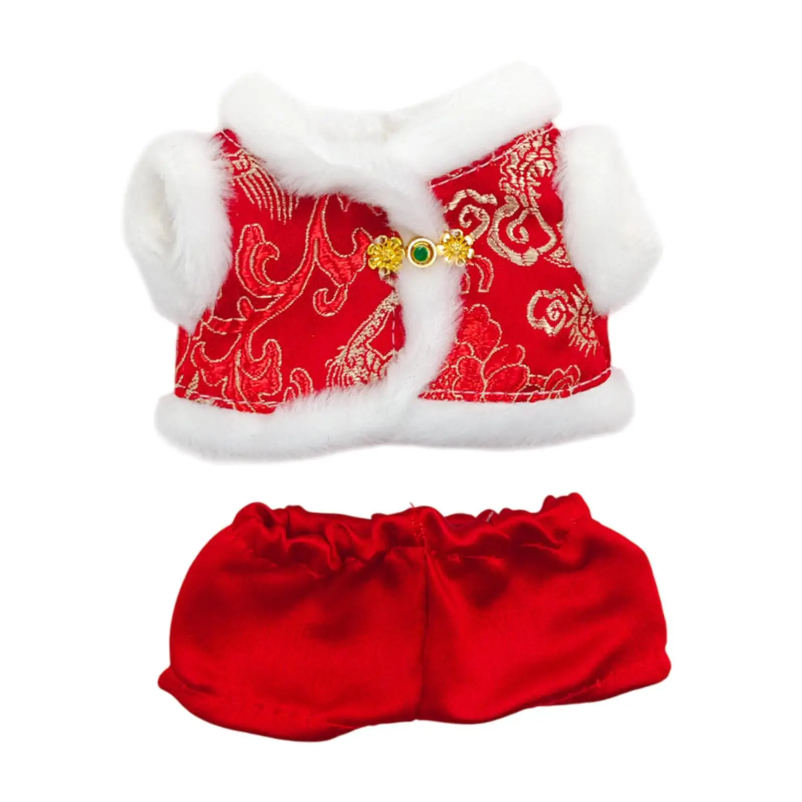 2Pcs Dolls New Year Coat and Pants Accessories Outfits Costume for 15-17cm Dolls Girl Dolls Dress up Boy Dolls Birthday Gifts
2Pcs Dolls New Year Coat and Pants Accessories Outfits Costume for 15-17cm Dolls Girl Dolls Dress up Boy Dolls Birthday Gifts