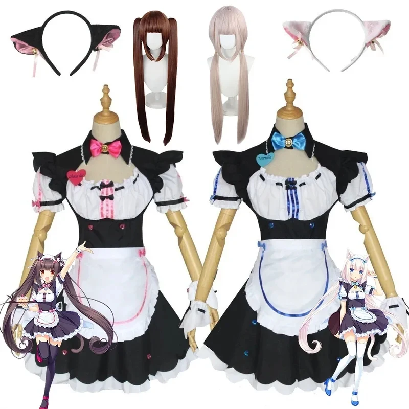 ABC123Vanilla Costume Wig Anime Game Nekopara Chocola Cosplay Maid Dress Outfit Uniform Halloween Costumes fos,3'f.5;j.8
ABC123Vanilla Costume Wig Anime Game Nekopara Chocola Cosplay Maid Dress Outfit Uniform Halloween Costumes fos,3'f.5;j.8