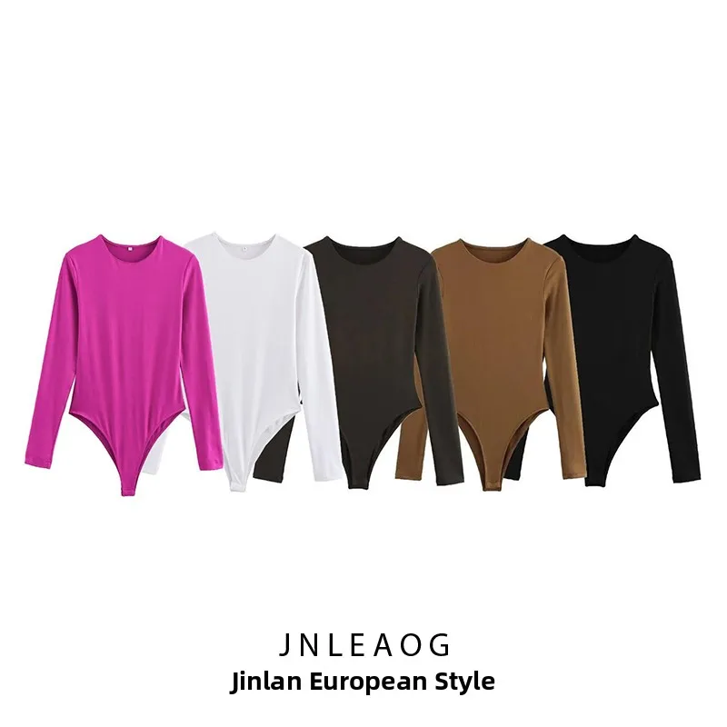 JNLEAOG Осенний новый женский модный повседневный комбинезон с длинным рукавом, дизайнерский, из полиэфирного волокна, прямого кроя, универсальный стиль
JNLEAOG Осенний новый женский модный повседневный комбинезон с длинным рукавом, дизайнерский, из полиэфирного волокна, прямого кроя, универсальный стиль