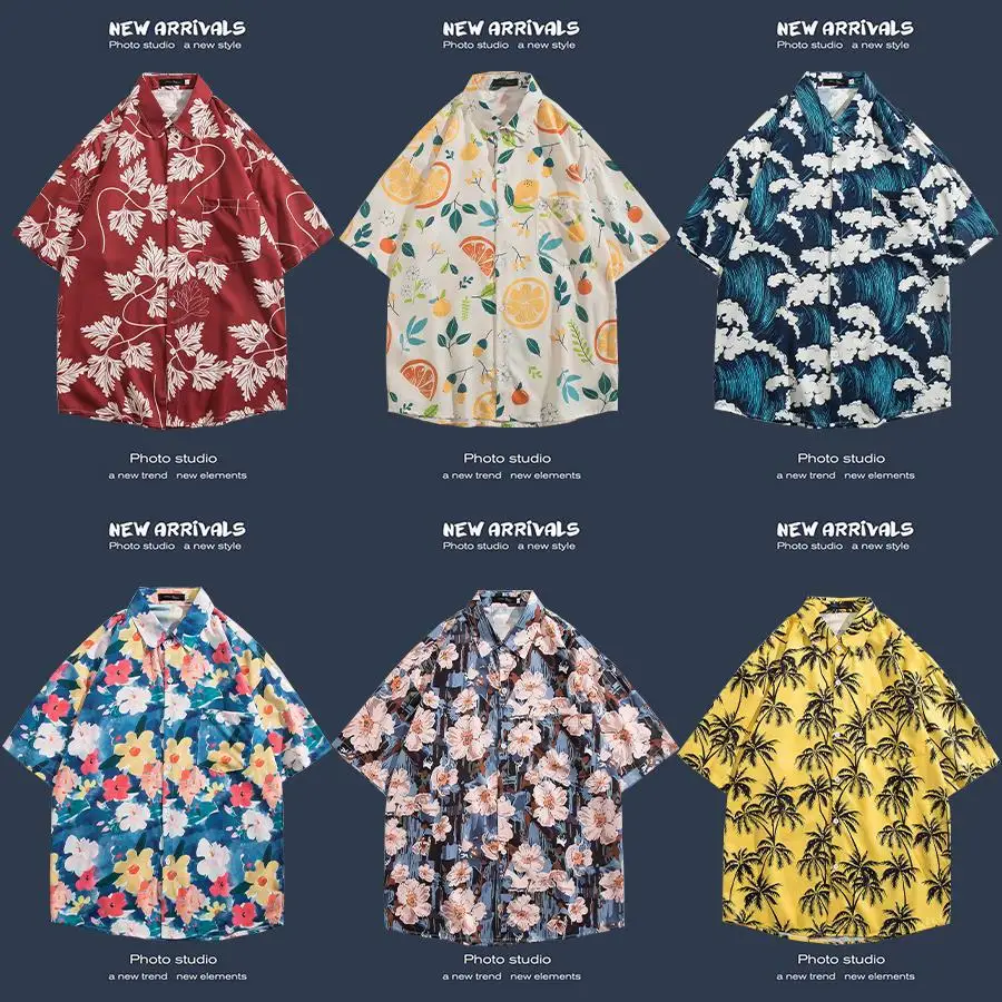 2026 New Summer Men's Floral Short Sleeve Shirt Beach Shirt Outdoor Travel Couple Style Casual Loose Outerwear Fashion Tops
2026 New Summer Men's Floral Short Sleeve Shirt Beach Shirt Outdoor Travel Couple Style Casual Loose Outerwear Fashion Tops