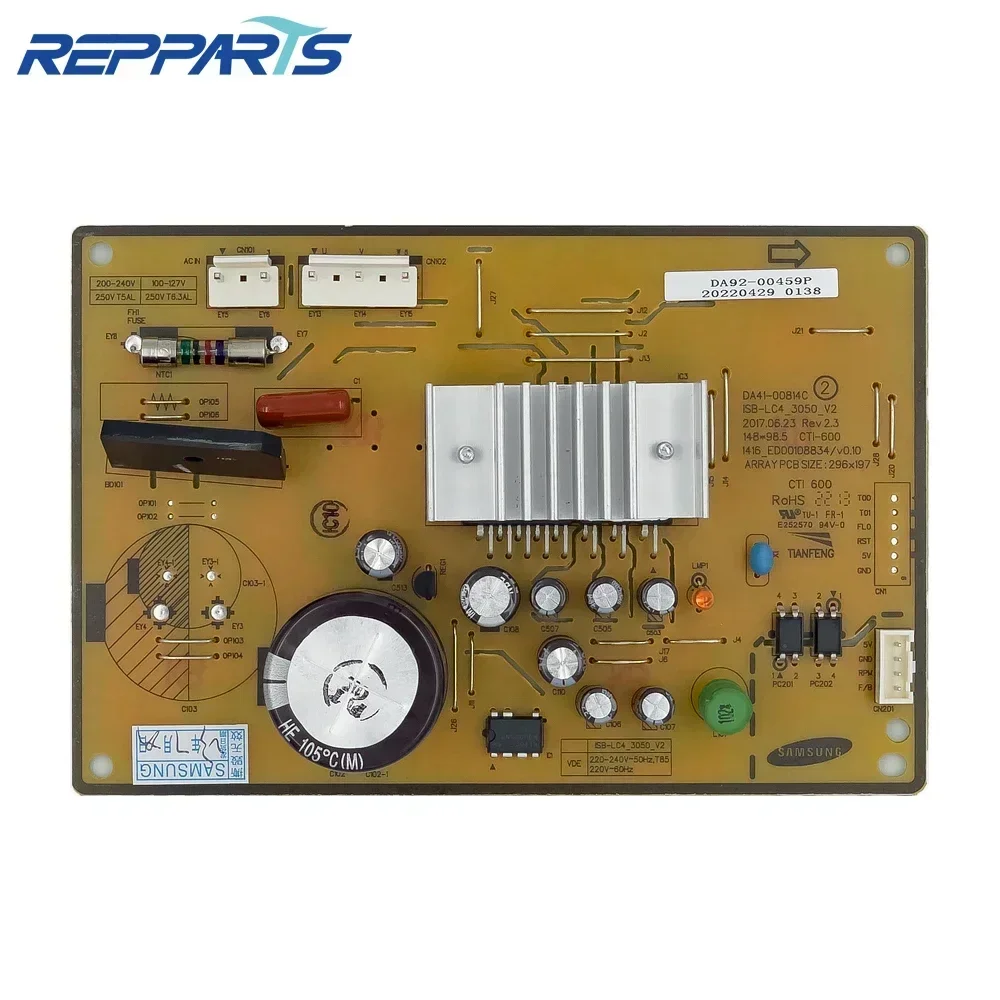 New DA92-00459P DA92-00459T PCB DA41-00814A DA41-00814C Control Board For Samsung Refrigerator Fridge Motherboard Freezer Parts
New DA92-00459P DA92-00459T PCB DA41-00814A DA41-00814C Control Board For Samsung Refrigerator Fridge Motherboard Freezer Parts