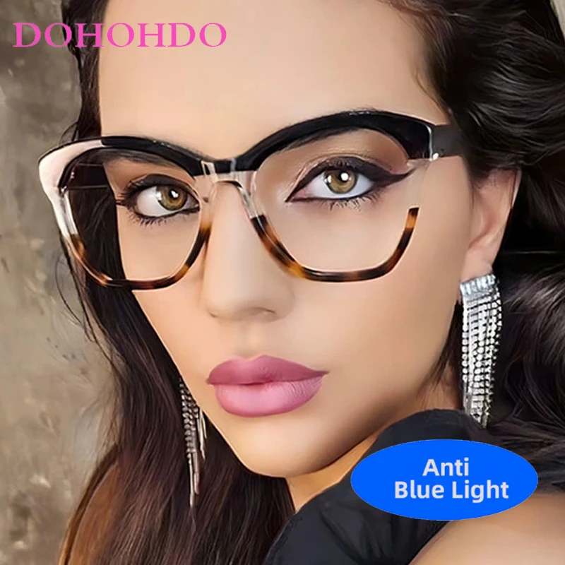 Vintage Luxury Brand Designer Cat Eye TR90 Anti-Blue Light Glasses Women Men Reading Eye Protection Optical Eyeglasses Unisex
Vintage Luxury Brand Designer Cat Eye TR90 Anti-Blue Light Glasses Women Men Reading Eye Protection Optical Eyeglasses Unisex