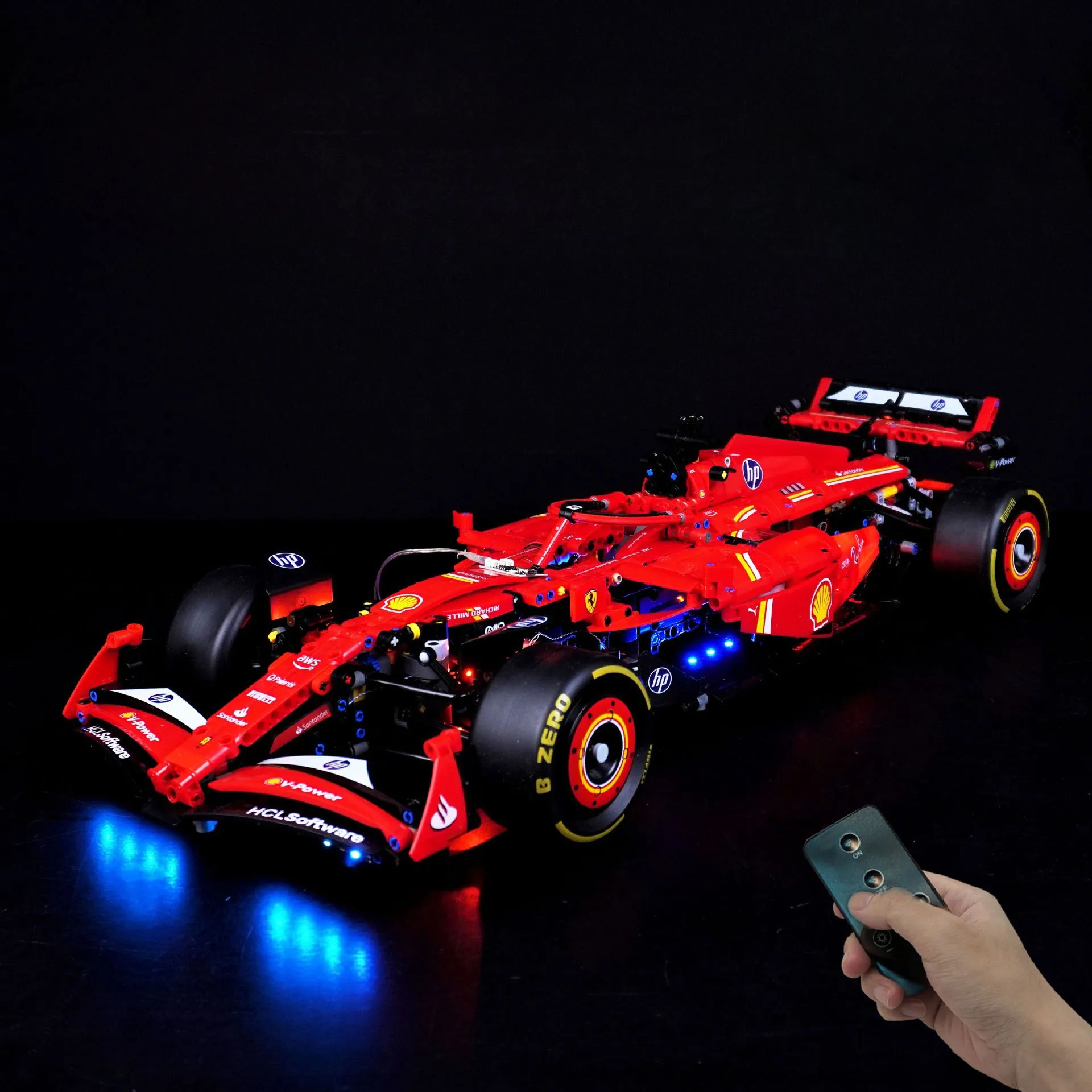 Lighting Set For LEGO 42207 SF-24 F1 Car Technic RC Version Not Include Building Block (Only Led Light Kit)
Lighting Set For LEGO 42207 SF-24 F1 Car Technic RC Version Not Include Building Block (Only Led Light Kit)