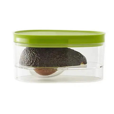 Avocado Food Storage Box Space Saver Plastic Fruit Container for Home Tool Kitchen Crisper Vegetable Organizer Bag