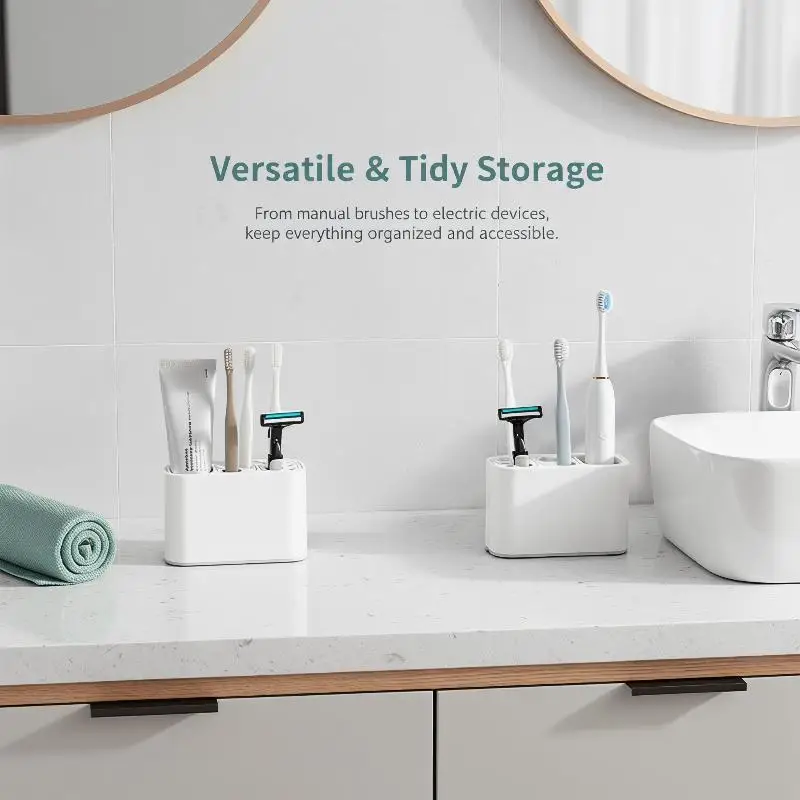 Multi Purpose Toothbrush Organizer A Toothbrush Storage Solution And A Toiletries Storage And Organization Tool
Multi Purpose Toothbrush Organizer A Toothbrush Storage Solution And A Toiletries Storage And Organization Tool