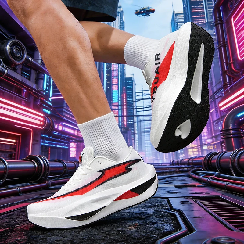 Men's Running Shoes Carbon Board Speciality Marathon for Women's Sports Breathable Lightweight Comfortable Nonskid Sneakers Gym
Men's Running Shoes Carbon Board Speciality Marathon for Women's Sports Breathable Lightweight Comfortable Nonskid Sneakers Gym