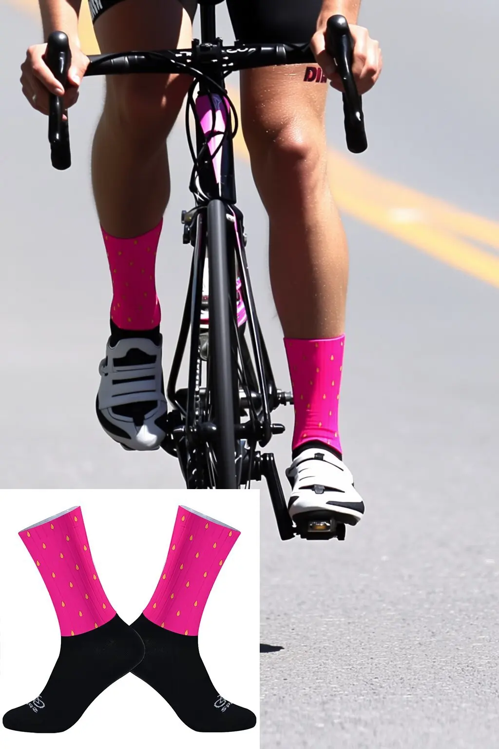 Удобные длинные велосипедные носки с текстурой серии фруктов, текстура кавуна и клубники, кананталупа
Удобные длинные велосипедные носки с текстурой серии фруктов, текстура кавуна и клубники, кананталупа