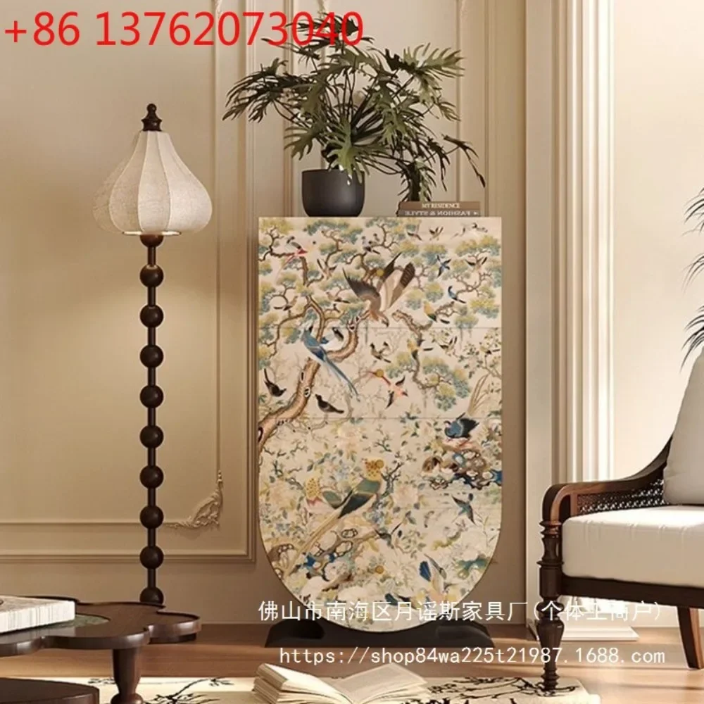 French medieval light luxury solid wood four-chest cabinet
French medieval light luxury solid wood four-chest cabinet