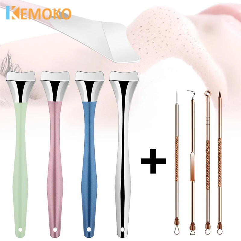 Blackhead Removal Tool for Nose DIY Facical Mask Spatula Skin Deep Pore Cleaning Shovel Skin Care Cleansing Scrubber Beauty Tool
Blackhead Removal Tool for Nose DIY Facical Mask Spatula Skin Deep Pore Cleaning Shovel Skin Care Cleansing Scrubber Beauty Tool