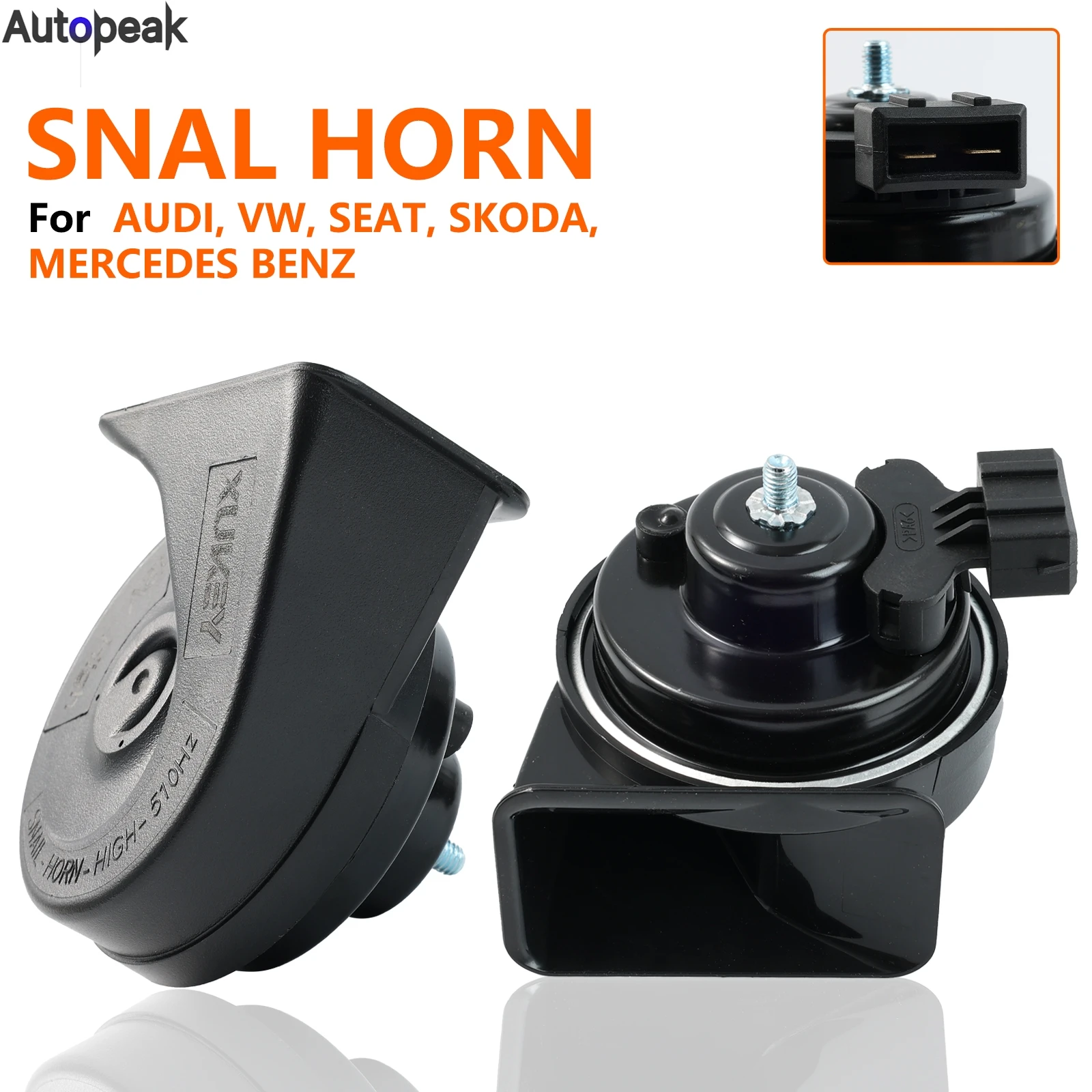 Dual Snail Horn 12V 110-125DB Waterproof High Low For Skoda Octavia Fabia Superb Audi A4 B5 100 80 A8 D2 A3 8L VW Sharan Passat
Dual Snail Horn 12V 110-125DB Waterproof High Low For Skoda Octavia Fabia Superb Audi A4 B5 100 80 A8 D2 A3 8L VW Sharan Passat