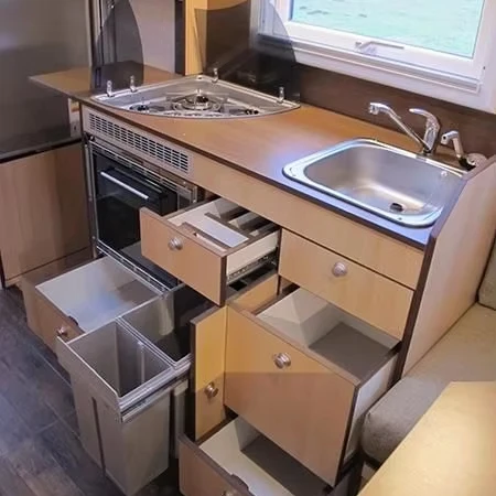 Best-selling RV Kitchen Cabinet Multi-layer Drawer Storage Space Aluminum Camper Furniture Accessories zero Formaldehyde
Best-selling RV Kitchen Cabinet Multi-layer Drawer Storage Space Aluminum Camper Furniture Accessories zero Formaldehyde