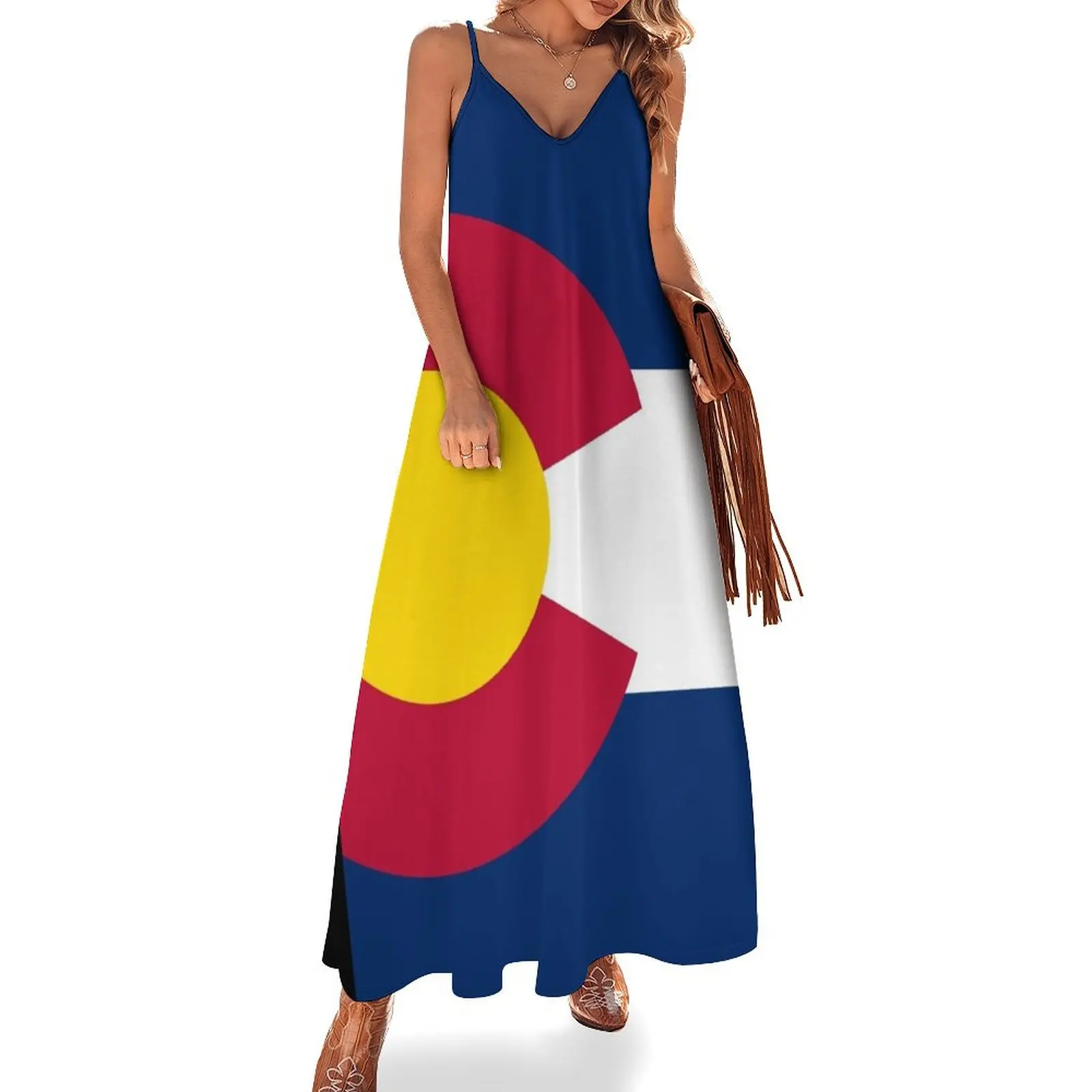 Flag of Colorado Sleeveless Long Dress elegant party dresses for women 2025 fairy dress dress summer
Flag of Colorado Sleeveless Long Dress elegant party dresses for women 2025 fairy dress dress summer