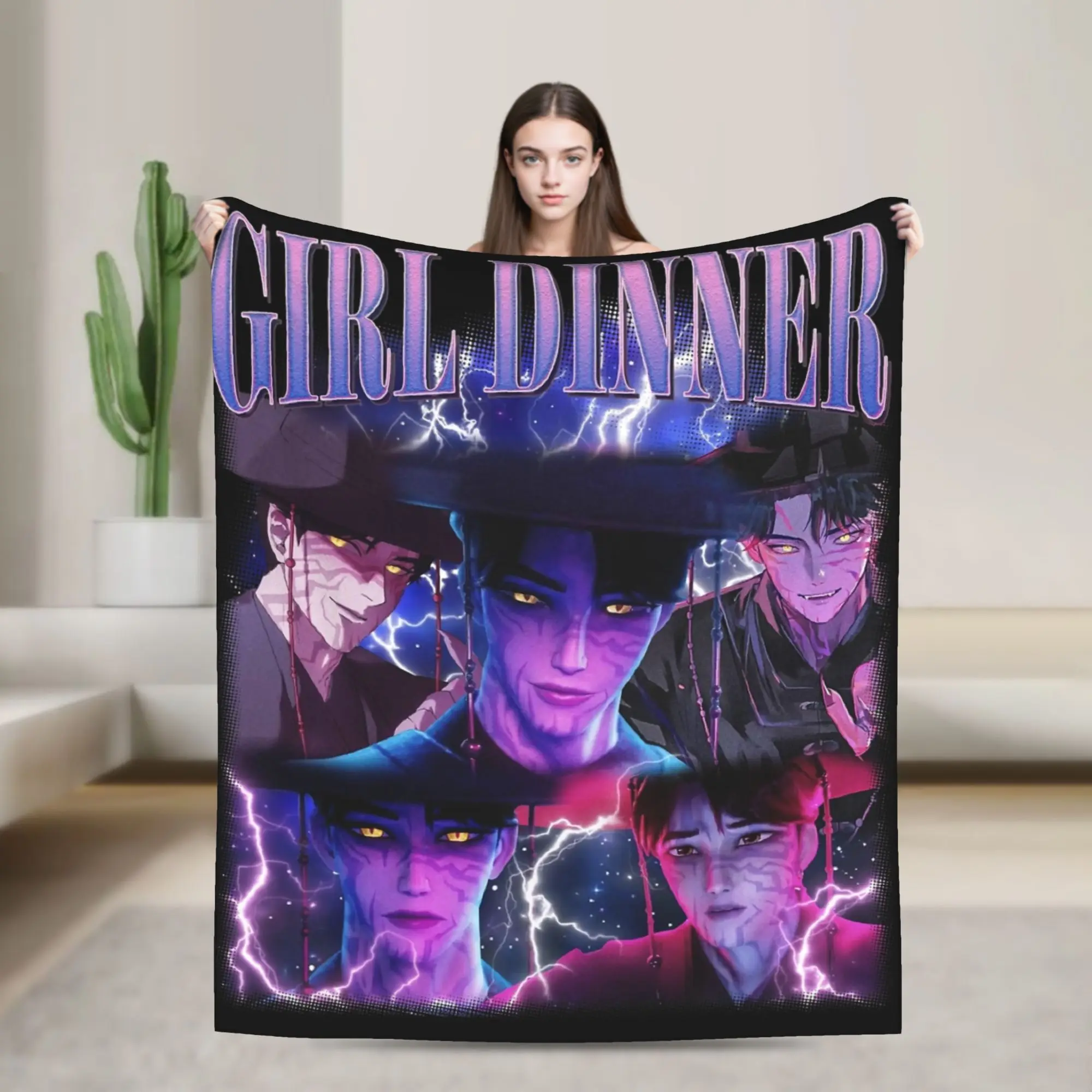 Girl Dinner JINU Saja Boys Kpop Demon Hunters Blankets Flannel Summer Super Warm Throw Blanket for Sofa Travel Bedding Throws
Girl Dinner JINU Saja Boys Kpop Demon Hunters Blankets Flannel Summer Super Warm Throw Blanket for Sofa Travel Bedding Throws
