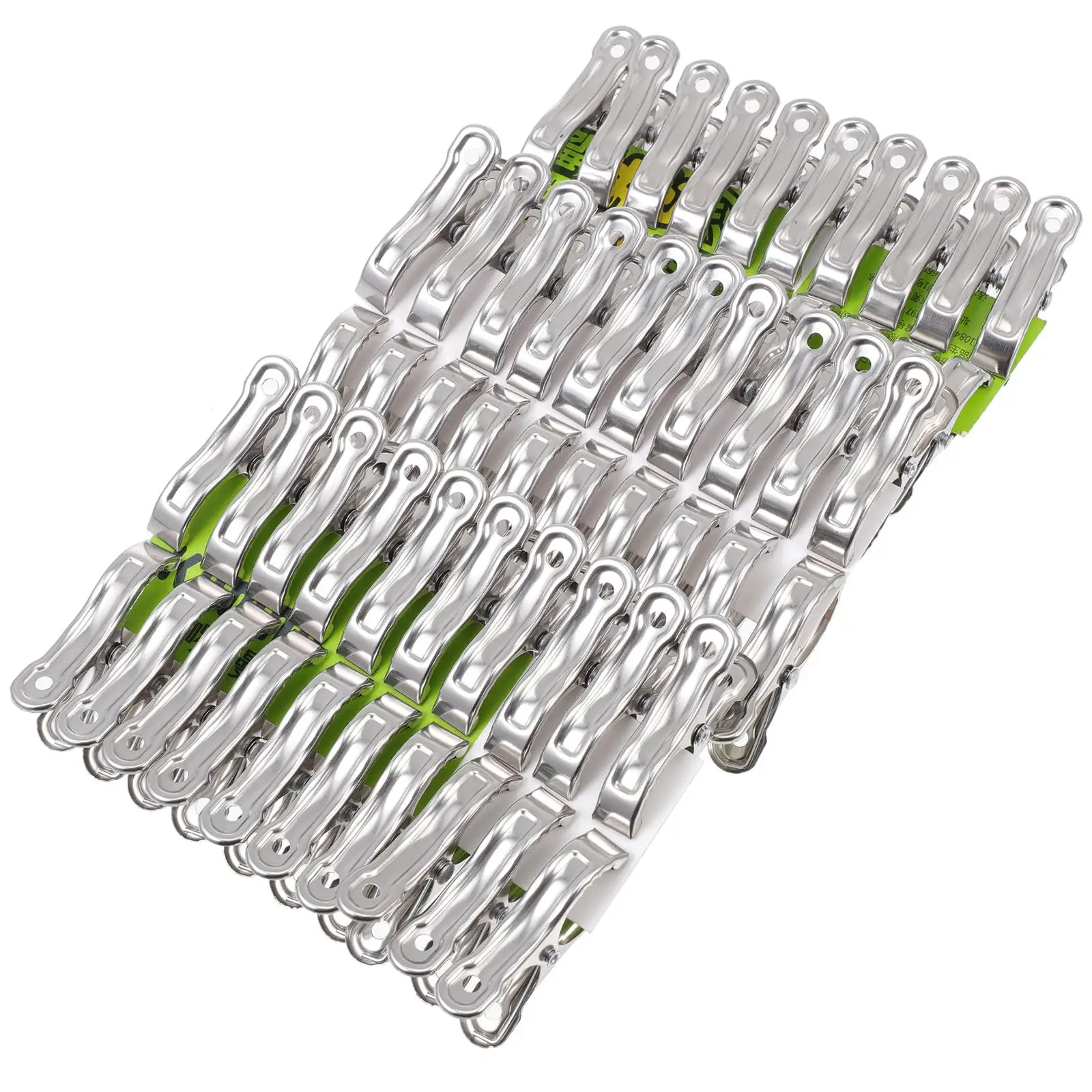 60 Pcs Stainless Steel Quilt Clips Garden Windproof Sturdy Drying Hanging Netting Clothespins Heavy Duty Large Size Long Service
60 Pcs Stainless Steel Quilt Clips Garden Windproof Sturdy Drying Hanging Netting Clothespins Heavy Duty Large Size Long Service