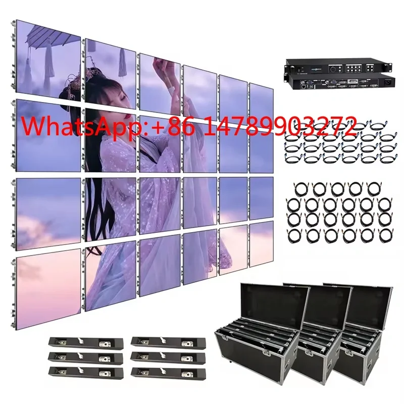 P2.604 500×1000mm LED Video Wall Complete System Concert Stage Rental Background Display
P2.604 500×1000mm LED Video Wall Complete System Concert Stage Rental Background Display