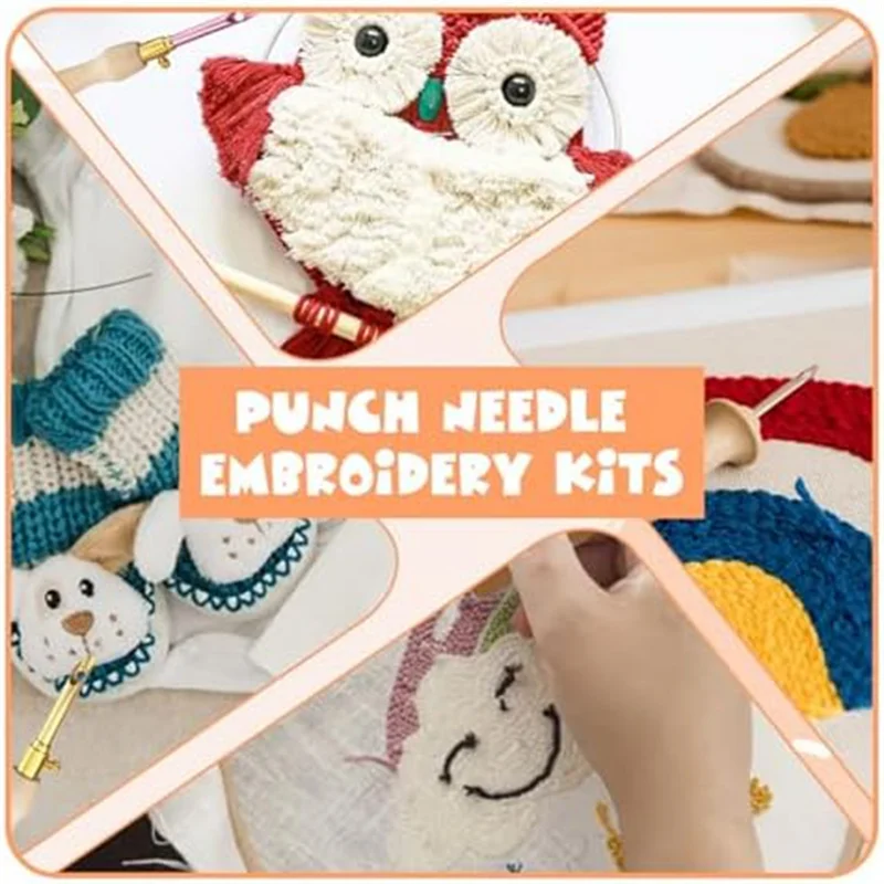 35Pcs Punch Needle Kit Punch Needle Tool Adjustable Punch Needle Embroidery Kits For Embroidery Floss Stitching Beginner
35Pcs Punch Needle Kit Punch Needle Tool Adjustable Punch Needle Embroidery Kits For Embroidery Floss Stitching Beginner