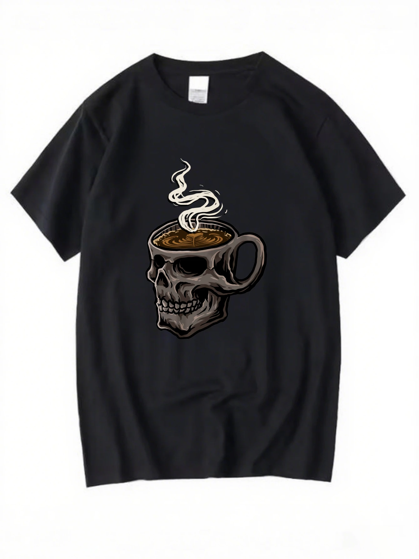 Vintage Skull Top Hat Graphic T-Shirt for Men, Gothic Gentleman Short Sleeve Tee, Casual Skull Print Tops
Vintage Skull Top Hat Graphic T-Shirt for Men, Gothic Gentleman Short Sleeve Tee, Casual Skull Print Tops