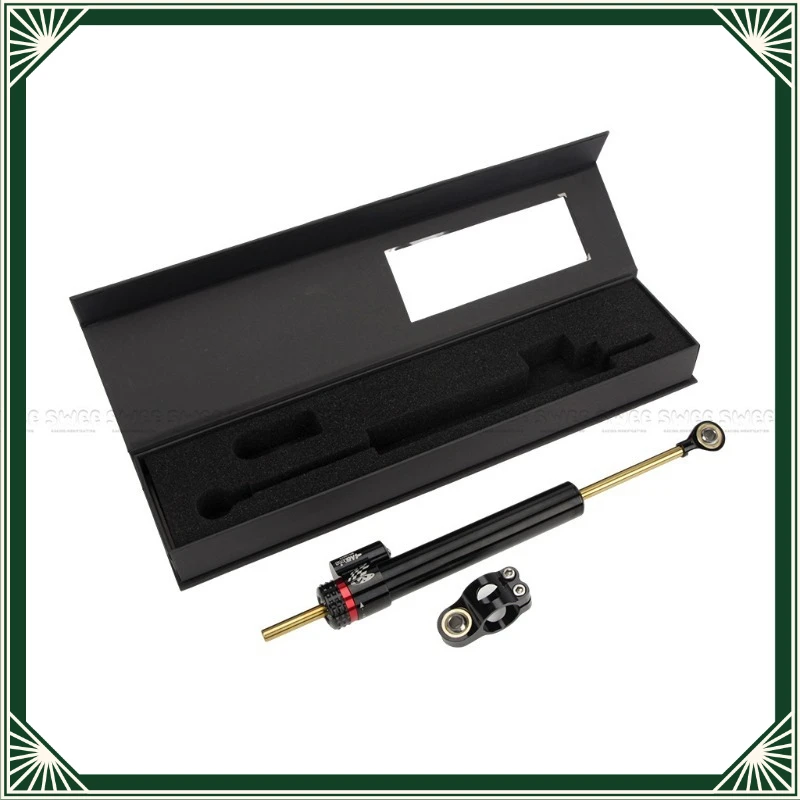Motorcycle universal extended modified titanium ruler anode black directional damper balance rod shock absorption steering
Motorcycle universal extended modified titanium ruler anode black directional damper balance rod shock absorption steering