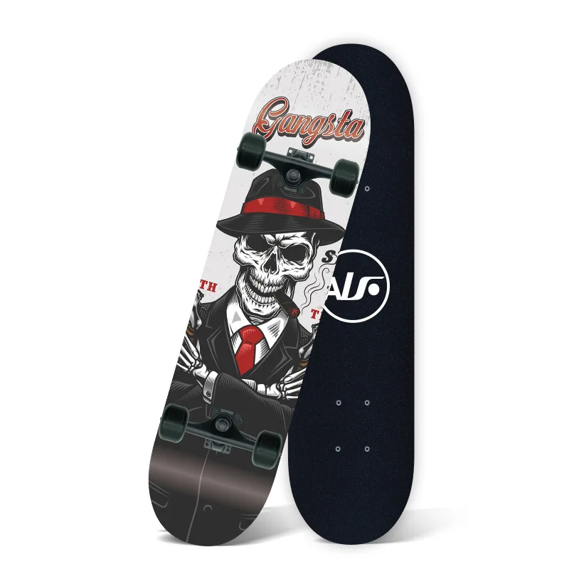 Beginner Skateboard, Double Kick Board, 80*20cm for Teens & Adults, Road Cruising, Commute Four-Wheel Skateboard
Beginner Skateboard, Double Kick Board, 80*20cm for Teens & Adults, Road Cruising, Commute Four-Wheel Skateboard