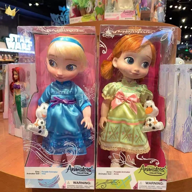 Genuine Disney Princess Frozen Elsa and Anna Classic Doll Toys Anime Action Figure Dress Up Doll Children Birthday Surprise Gift
Genuine Disney Princess Frozen Elsa and Anna Classic Doll Toys Anime Action Figure Dress Up Doll Children Birthday Surprise Gift