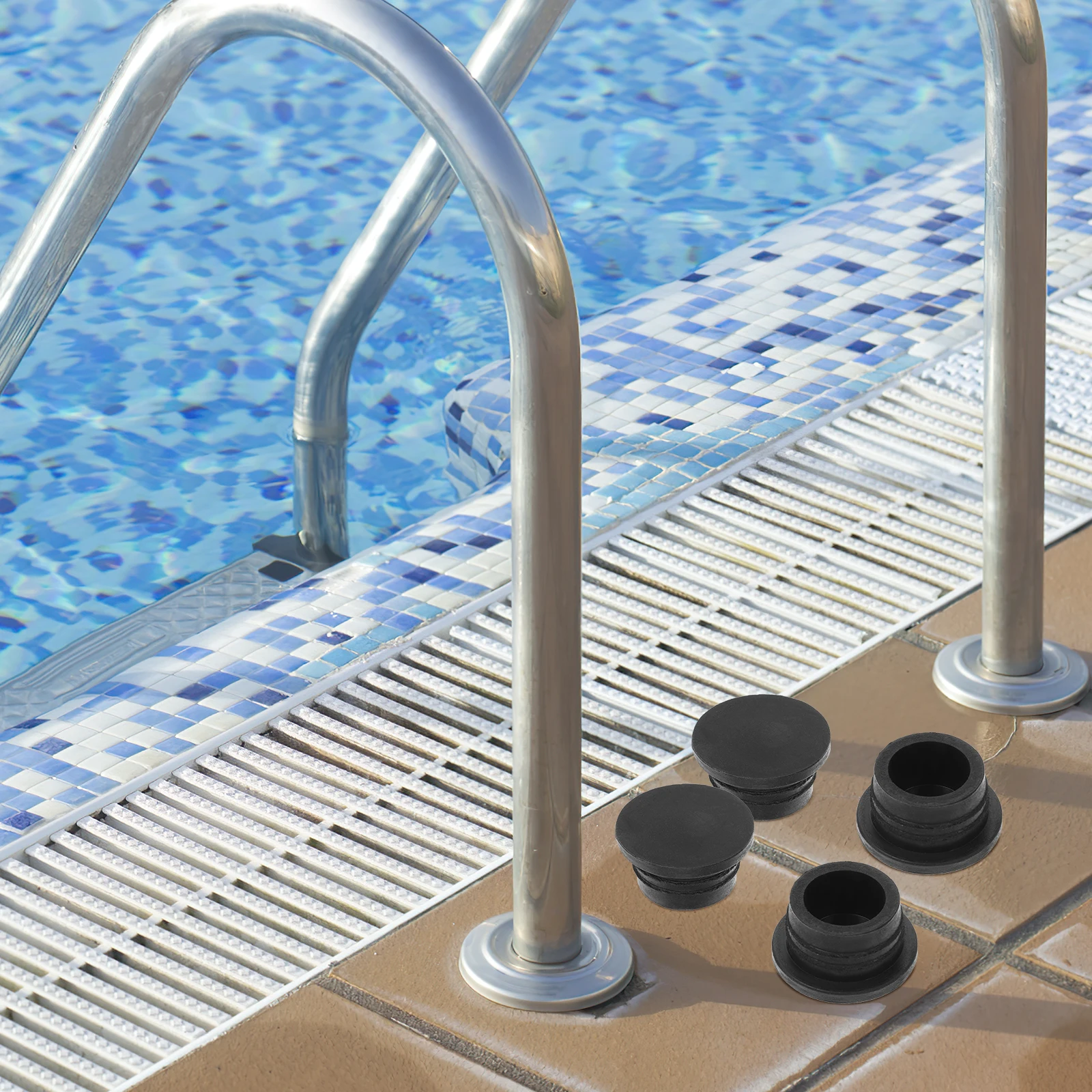 2 Pcs Underwater Accessories Swimming Pool Ladder Mat Caps Rubber Stopper Sports Plugs Man
2 Pcs Underwater Accessories Swimming Pool Ladder Mat Caps Rubber Stopper Sports Plugs Man
