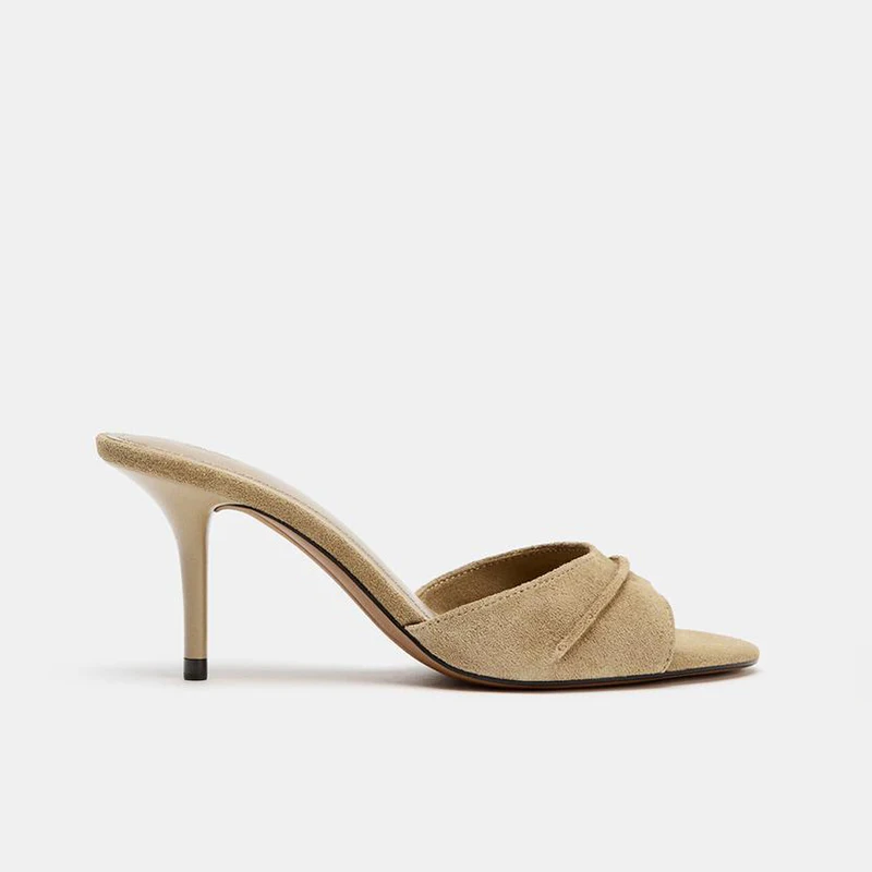 Spring Summer New High Heel Open Toe Mule Shoes Vacation Simple Style Sandals Leather High Heel Slippers Breathable Comfortable
Spring Summer New High Heel Open Toe Mule Shoes Vacation Simple Style Sandals Leather High Heel Slippers Breathable Comfortable