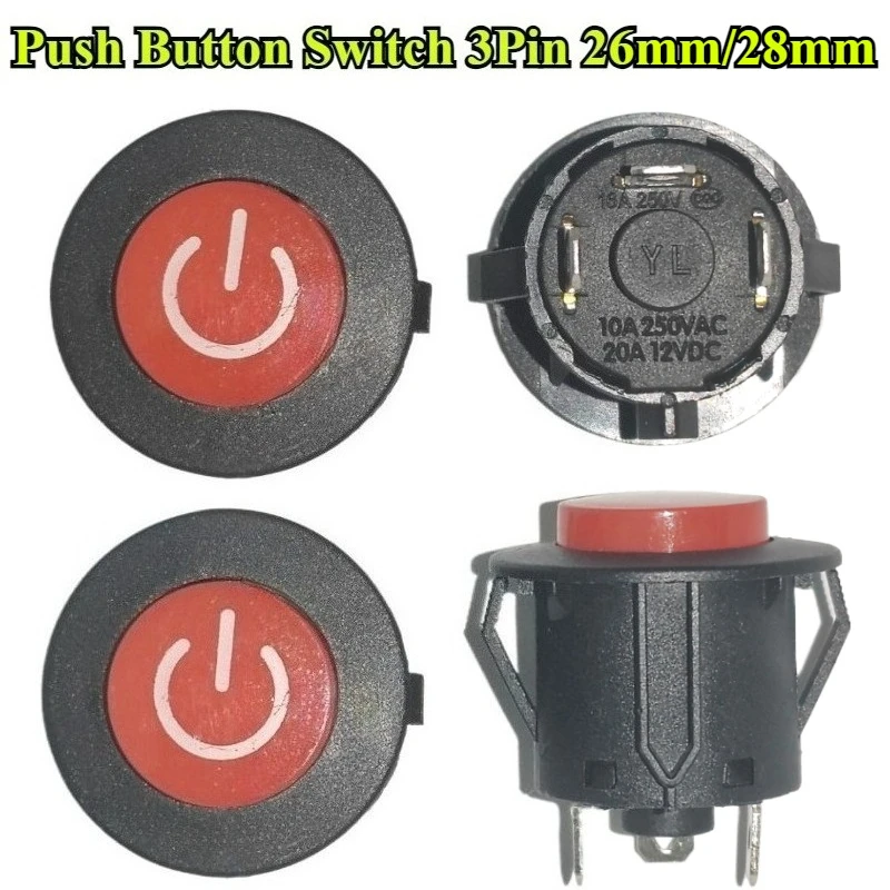 6/10Pcs/lot One Button Start Switch For Children's Electric Car 3-pin Power Switch For Baby Battery Car
6/10Pcs/lot One Button Start Switch For Children's Electric Car 3-pin Power Switch For Baby Battery Car
