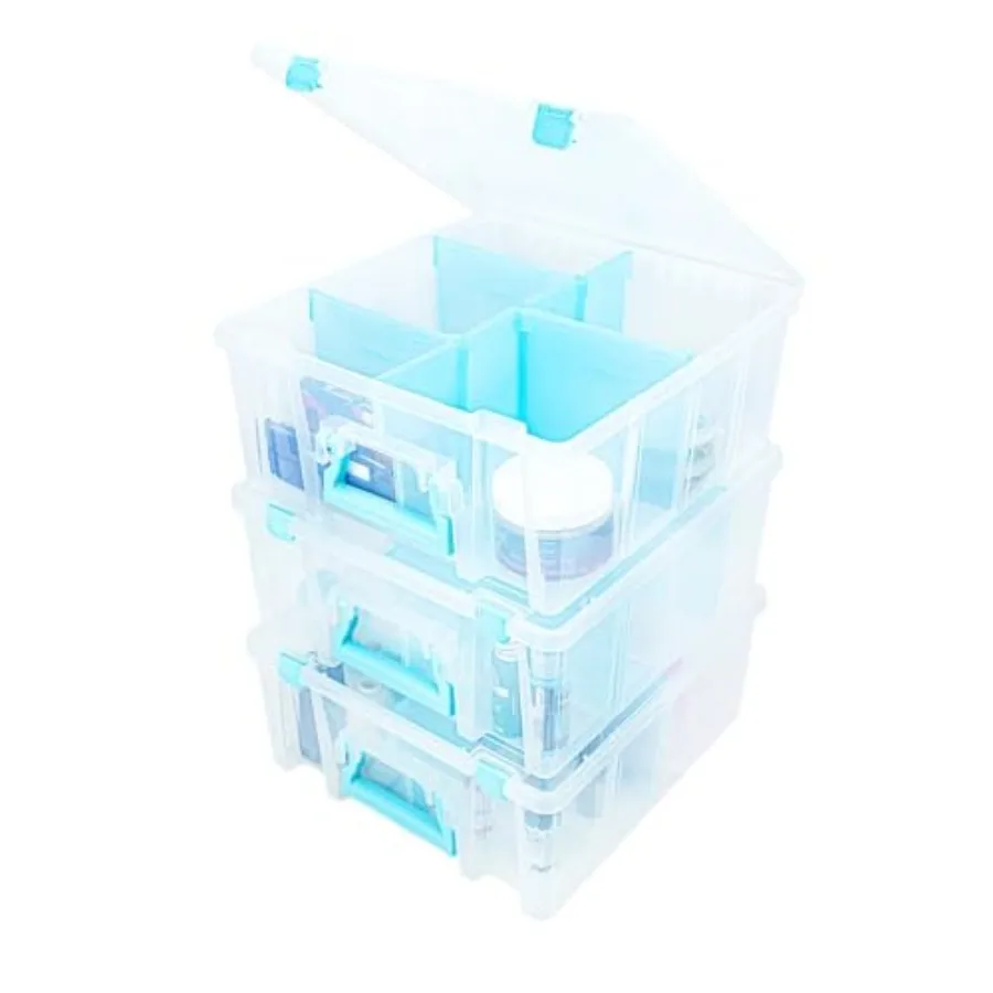 Super Satchel Double Deep Compartment Box - Art Storage with 8 Removable Compartments, Smart Closure for Craft Supplies
Super Satchel Double Deep Compartment Box - Art Storage with 8 Removable Compartments, Smart Closure for Craft Supplies