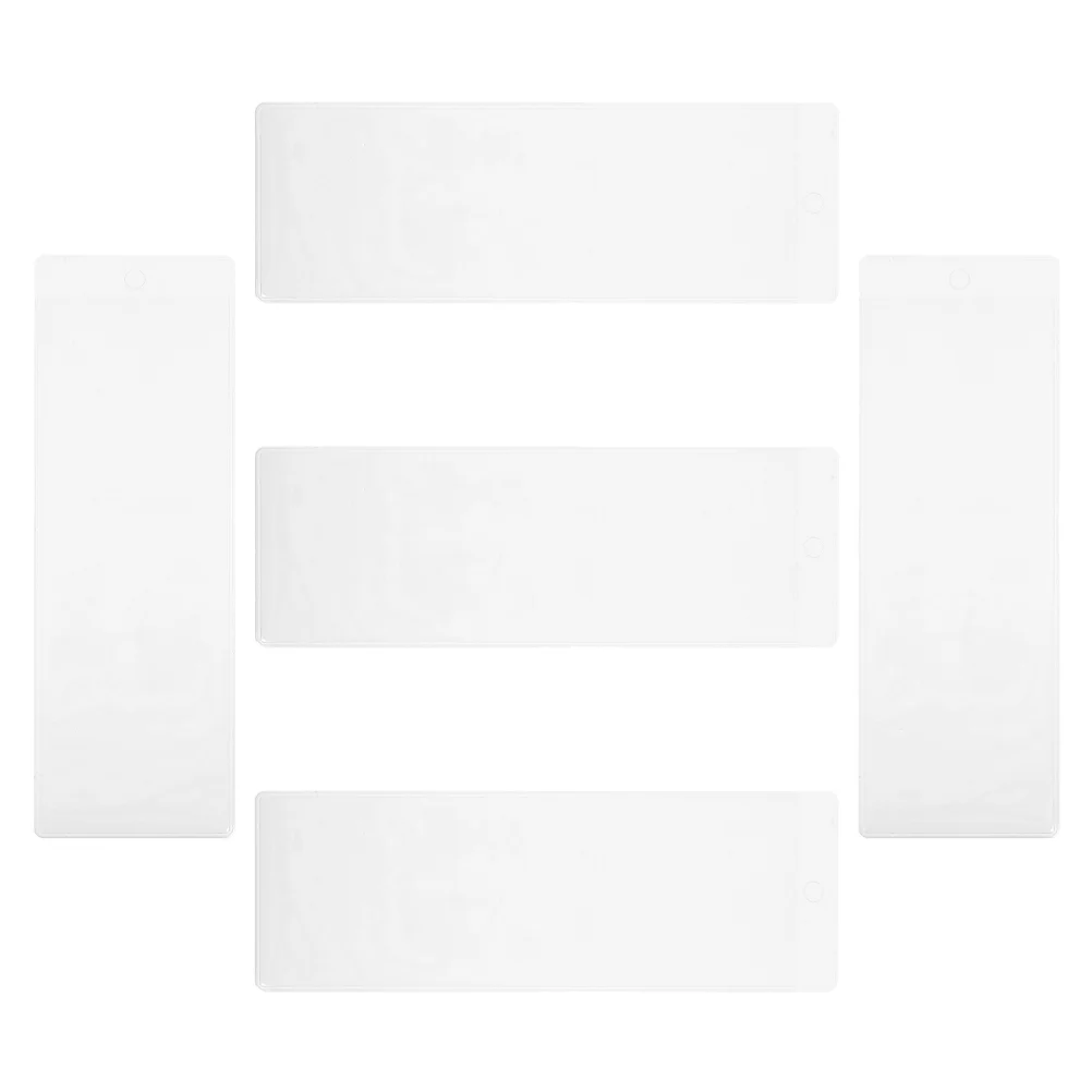 5pcs Plastic Bookmark Sleeves Clear Photo Booth Sleeves Blank Photobooth Frames Pvc Book Marker Cover Holder For Wedding Valenti 
5pcs Plastic Bookmark Sleeves Clear Photo Booth Sleeves Blank Photobooth Frames Pvc Book Marker Cover Holder For Wedding Valenti