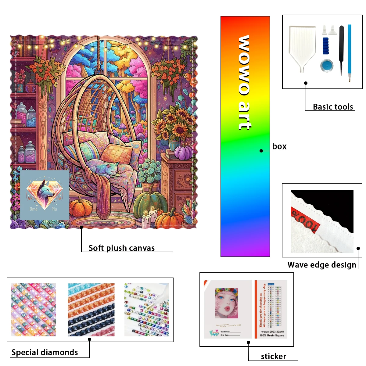【Piu Diamond Art】Mi rincón favorito 100% resin FD+ab+cr Diamond Stamping Kit Perfect Masterpiece worth Buying
【Piu Diamond Art】Mi rincón favorito 100% resin FD+ab+cr Diamond Stamping Kit Perfect Masterpiece worth Buying