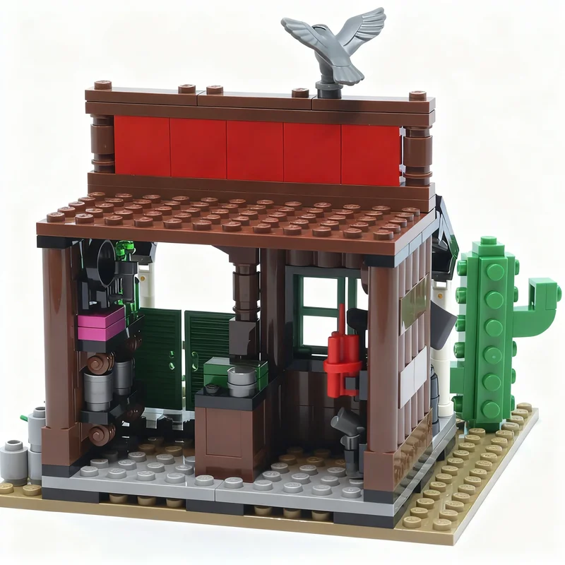 219pcs MOC Gold City General Store Western Model Building Blocks Toy Gift Creative Display Collectible Desk Premium Adult Kids
219pcs MOC Gold City General Store Western Model Building Blocks Toy Gift Creative Display Collectible Desk Premium Adult Kids