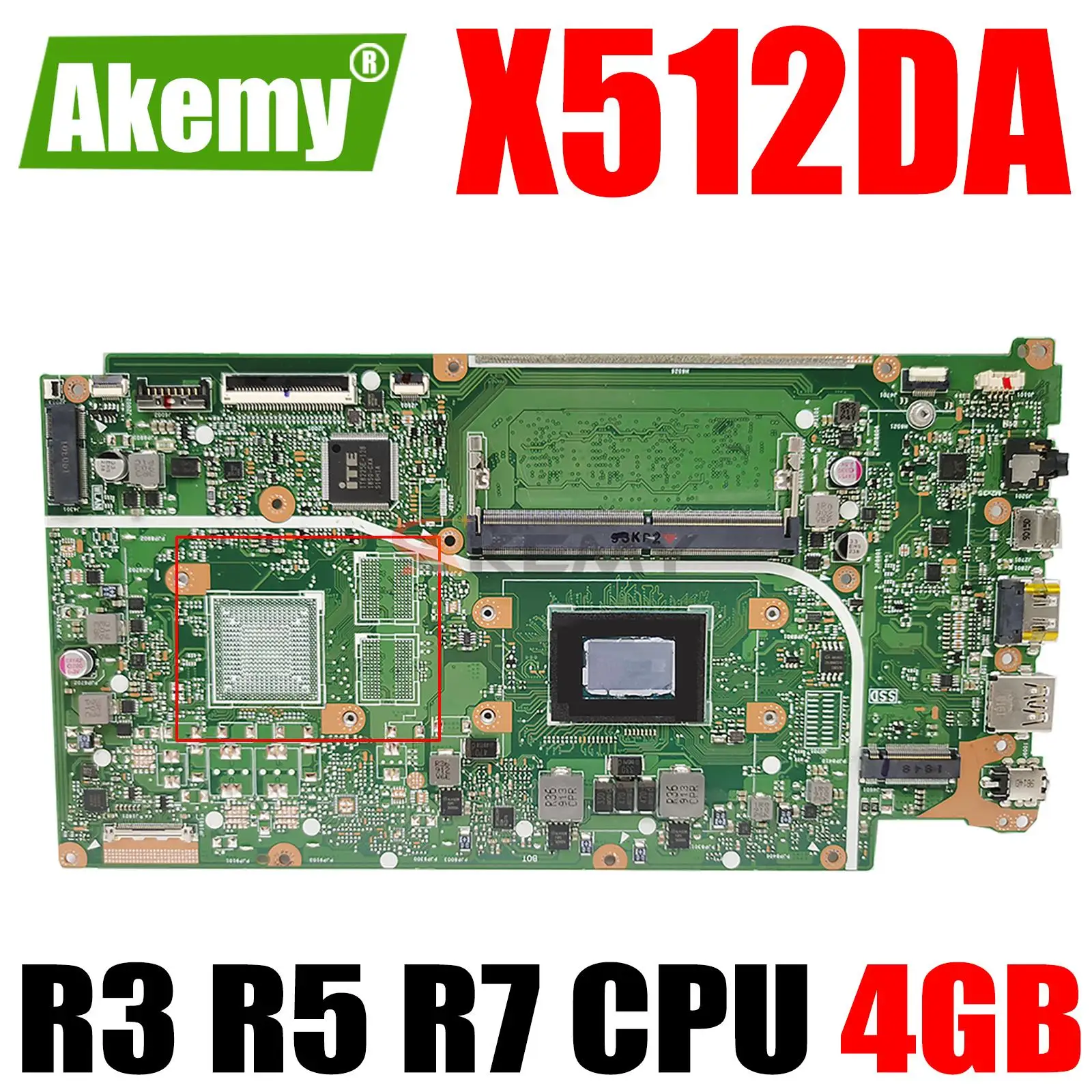 Материнская плата для ноутбука ASUS A512D F512D M5050D X512DA A512DA A512DK F512D F512DA, процессор R3 R5 R7 2 ГБ 4 ГБ ОЗУ, 100% протестировано
Материнская плата для ноутбука ASUS A512D F512D M5050D X512DA A512DA A512DK F512D F512DA, процессор R3 R5 R7 2 ГБ 4 ГБ ОЗУ, 100% протестировано