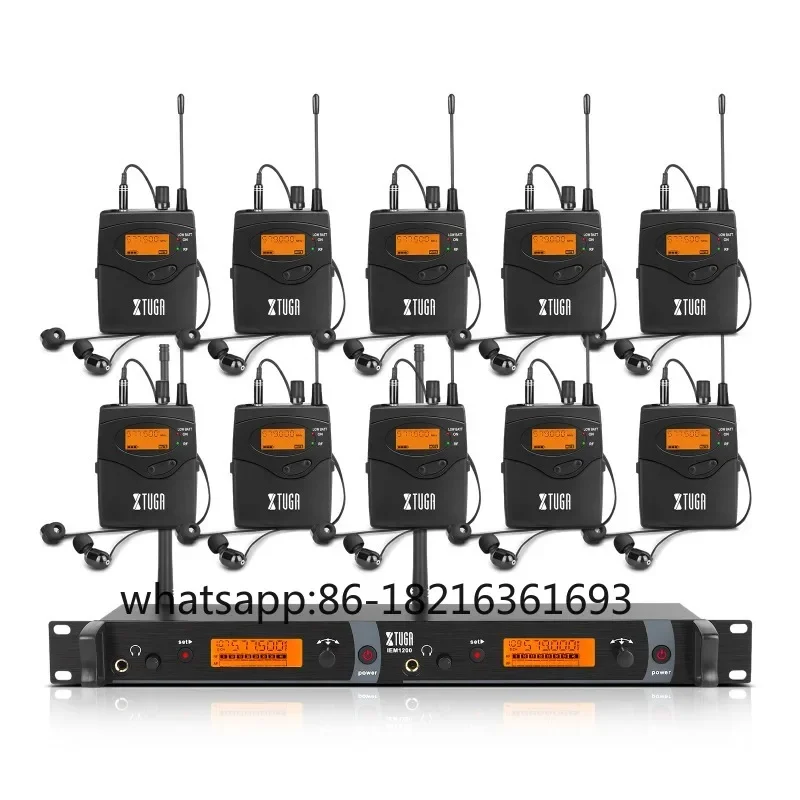 Беспроводной сценический монитор, задняя часть уха, двухканальная запись диапазона передачи, задний буксир, десять UHF IEM1200
Беспроводной сценический монитор, задняя часть уха, двухканальная запись диапазона передачи, задний буксир, десять UHF IEM1200