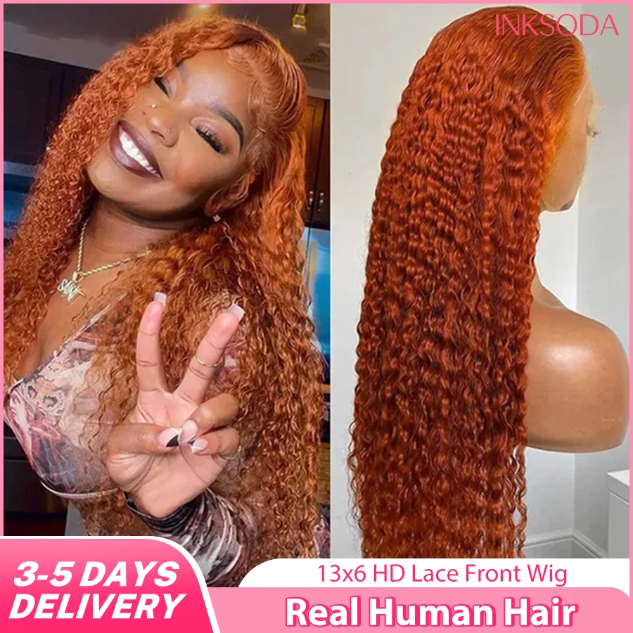 36 Inch Ginger Orange Wig Human Hair 13x6 Deep Wave Lace Front Wigs 220 Density HD Lace Curly Brazilian Preplucked Wig For Women
36 Inch Ginger Orange Wig Human Hair 13x6 Deep Wave Lace Front Wigs 220 Density HD Lace Curly Brazilian Preplucked Wig For Women