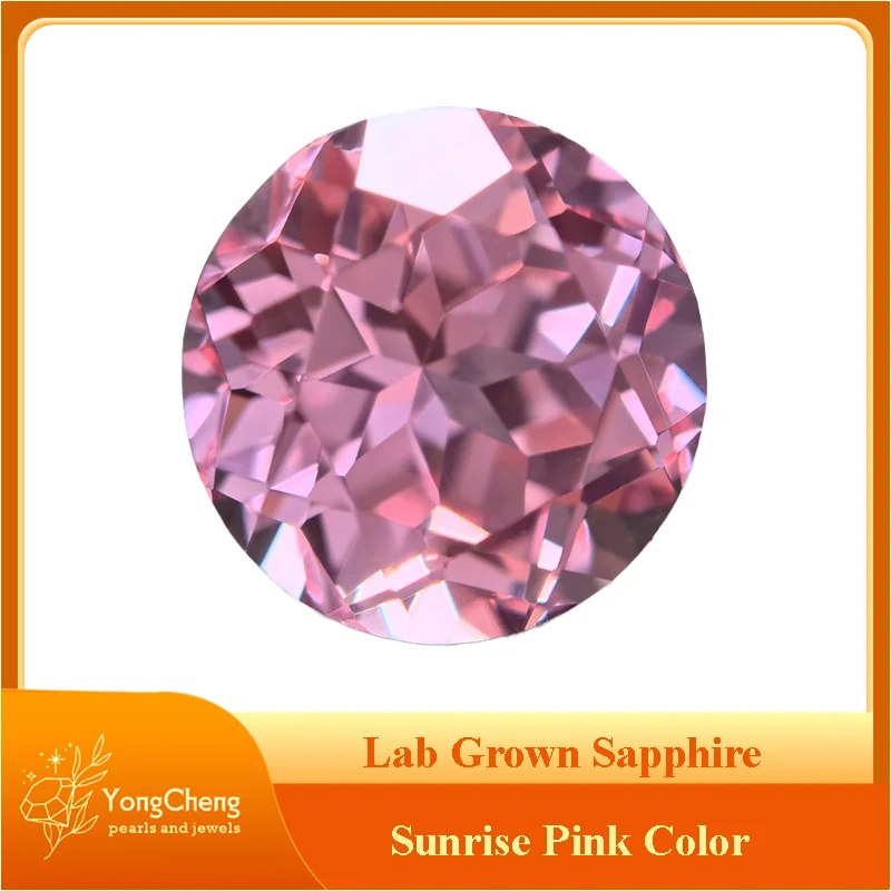 Lab Grown Sapphire Sunrise Pink Color Round Shaped Gemstone Beads for Charms Diy Jewelry Making Selectable AGL Certificate
Lab Grown Sapphire Sunrise Pink Color Round Shaped Gemstone Beads for Charms Diy Jewelry Making Selectable AGL Certificate