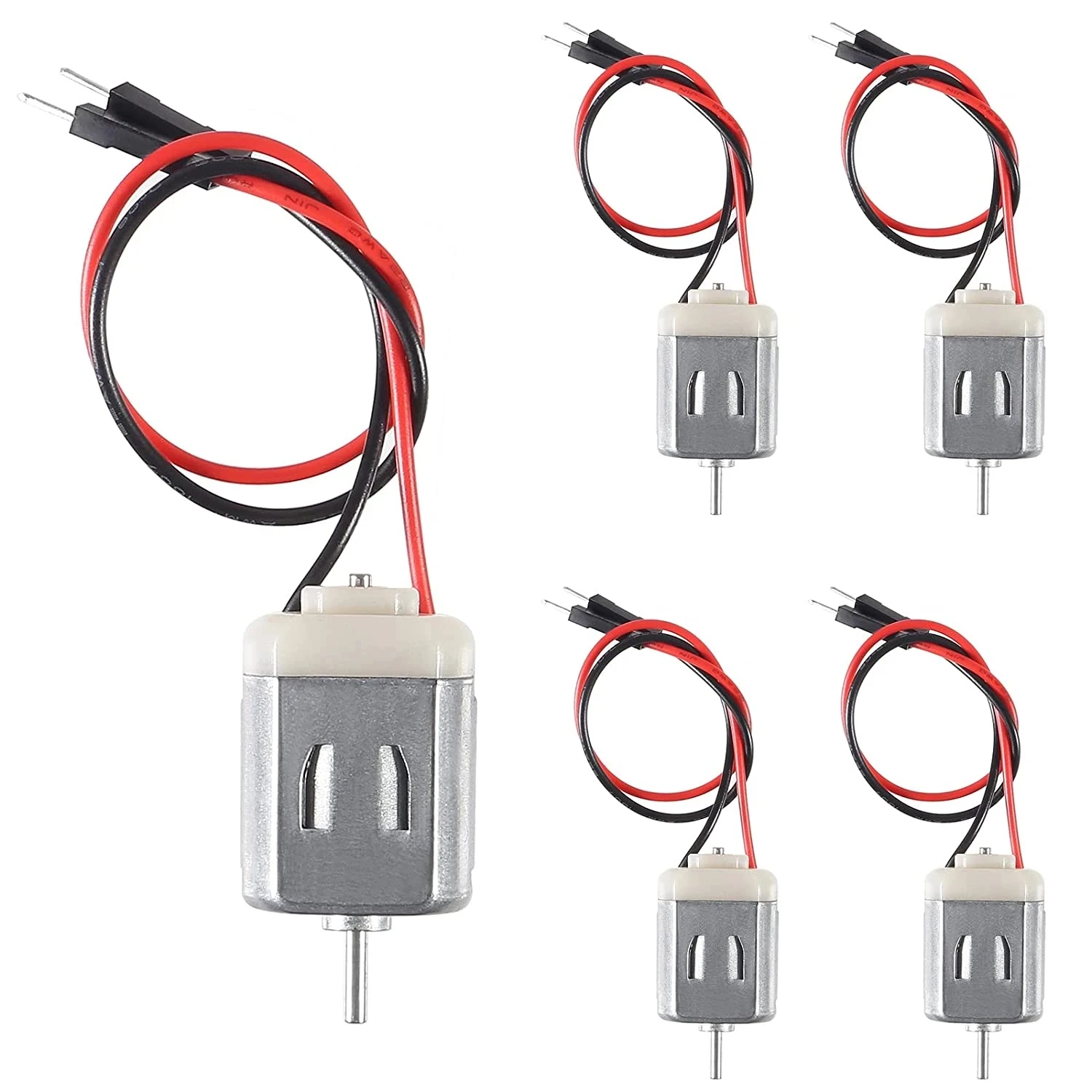 5PCS 1.5V-6V Type 130 Miniature DC Motors for Arduino Hobby Projects DIY Electric Motor
5PCS 1.5V-6V Type 130 Miniature DC Motors for Arduino Hobby Projects DIY Electric Motor