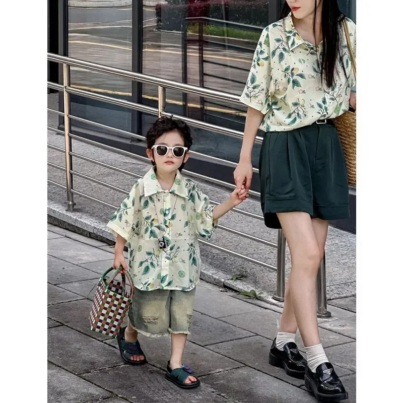 2025 Family Vacation Parents And Children Clothes Mom Dad And Beach Mother Father And Son Shirts Girl Same Fashion Floral Tops
2025 Family Vacation Parents And Children Clothes Mom Dad And Beach Mother Father And Son Shirts Girl Same Fashion Floral Tops