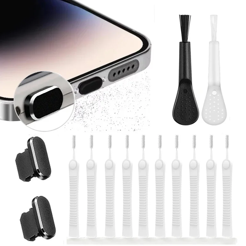 Mobile Phone Charging Port Dust Plug Removal Cleaner Kit Dustproof Cleaning Brush Computer Keyboard Cleaner Tool For iPhone 14
Mobile Phone Charging Port Dust Plug Removal Cleaner Kit Dustproof Cleaning Brush Computer Keyboard Cleaner Tool For iPhone 14