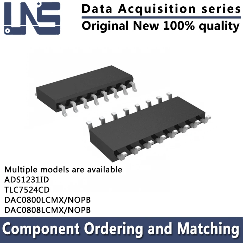 1PCS ADS1231ID TLC7524CD DAC0800LCMX/NOPB DAC0808LCMX/NOPB SOIC-16 Data Acquisition
1PCS ADS1231ID TLC7524CD DAC0800LCMX/NOPB DAC0808LCMX/NOPB SOIC-16 Data Acquisition