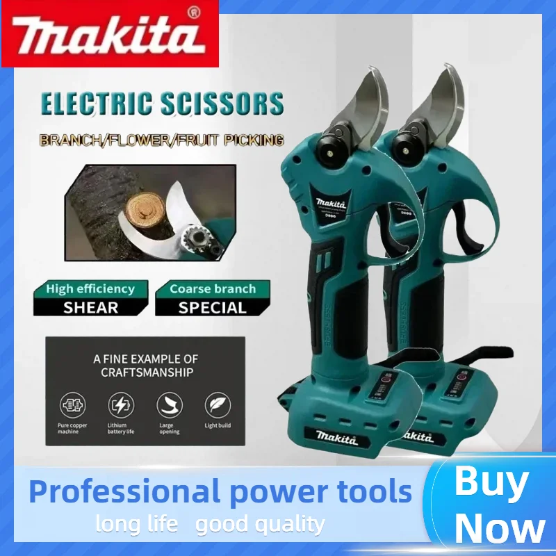 Makita Garden Pruner Set Cordless Electric Pruning Shears Cutter Practical Wireless Drill Power Tools for Branch Trimming
Makita Garden Pruner Set Cordless Electric Pruning Shears Cutter Practical Wireless Drill Power Tools for Branch Trimming