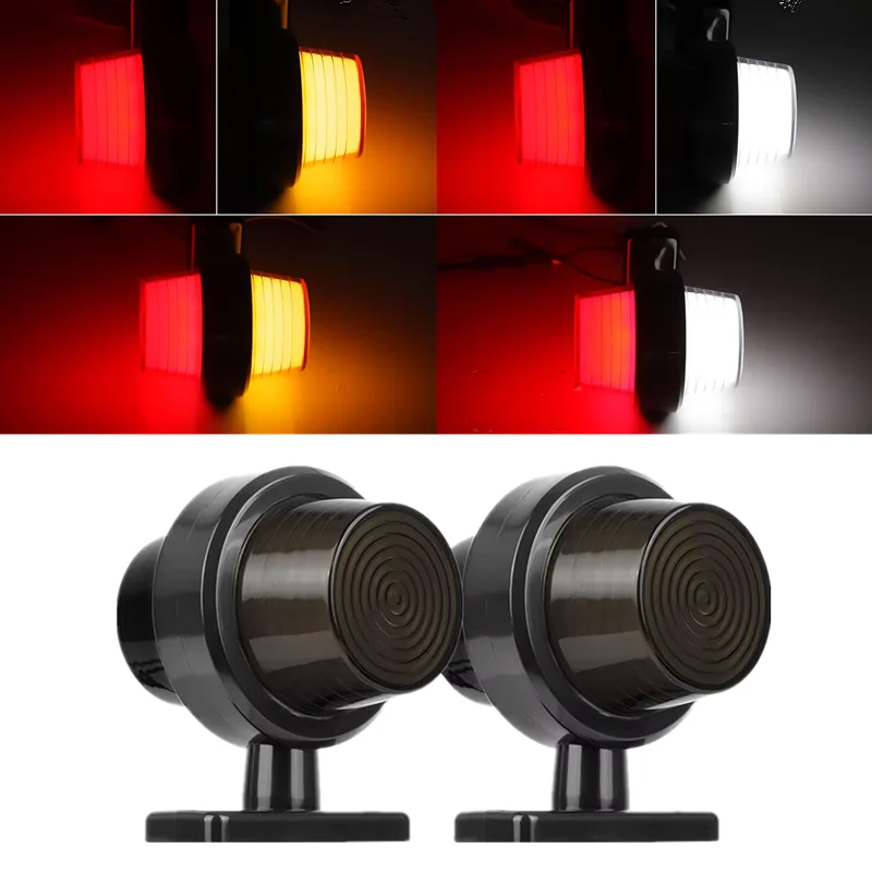1Pair LED Truck Side Light Double Face Outline Lamp 12V 24V Waterproof Side Marker Lights LED Trailer Ccaravan Taillight
1Pair LED Truck Side Light Double Face Outline Lamp 12V 24V Waterproof Side Marker Lights LED Trailer Ccaravan Taillight
